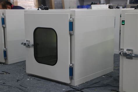 Powder Coating Steel Cleanroom Pass Box Uv Lamp Sterilization V