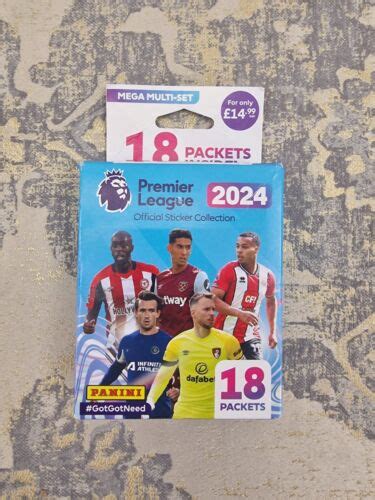 Premier League 202324 Sticker Collection Mega Multiset Ebay