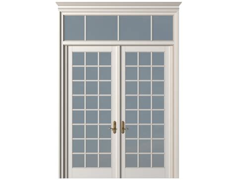 French Interior Doors Partition in classic style 3D model | CGTrader