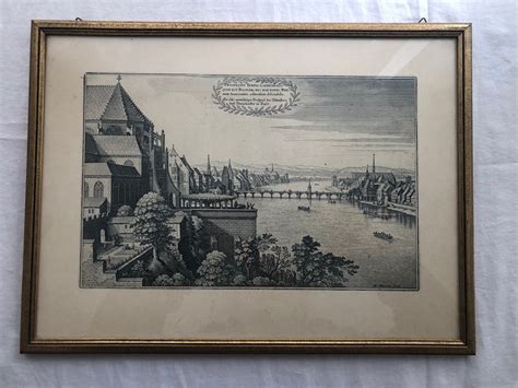 Kupferstich Basel Münster 1642 Mathäus Merian der Ältere Kaufen auf