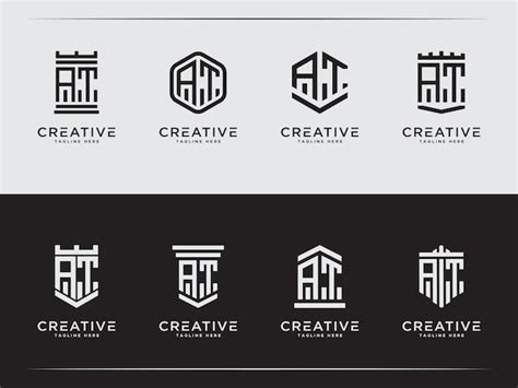 Premium Vector Inspiring Logo Design Set For Companies From The