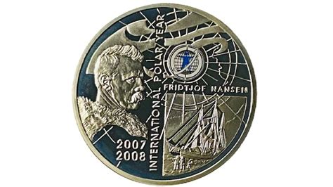 2008 International Polar Year Silver Coin - NZ Collect