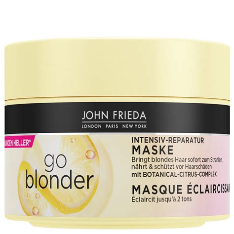 John Frieda Sheer Blonde Go Blonder Masque R Parateur Intensif Ml