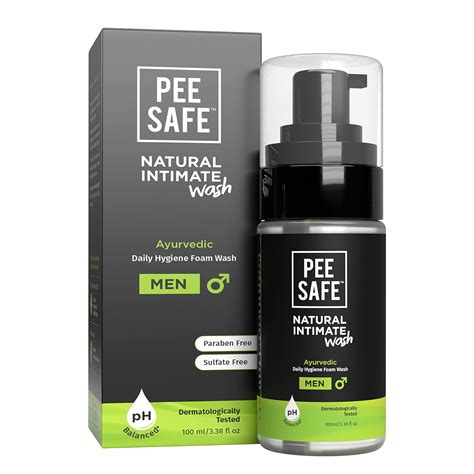 Pee Safe Natural Intimate Wash For Men Tea Tree Essential Oil