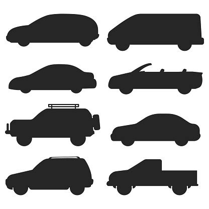 Blue Vehicle Silhouette Illustration Vector Download