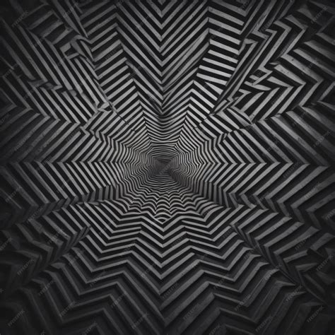 Premium Photo | A black and white geometric background with a black and ...