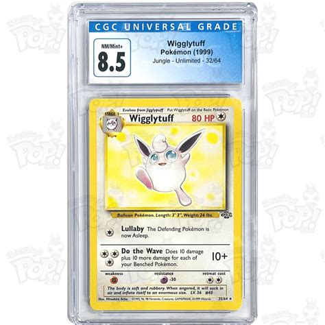 Pokemon TCG Jungle Wigglytuff 32 Rare CGC 8 5