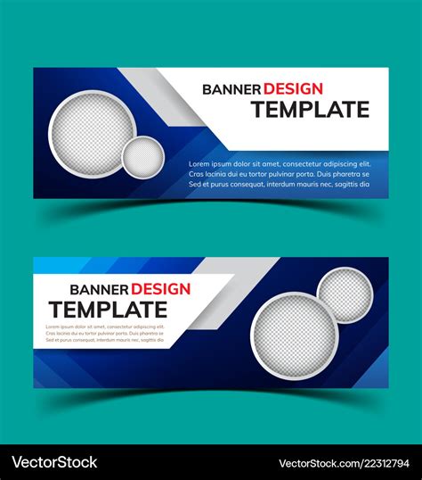 Multipurpose Layout Banner Design Royalty Free Vector Image