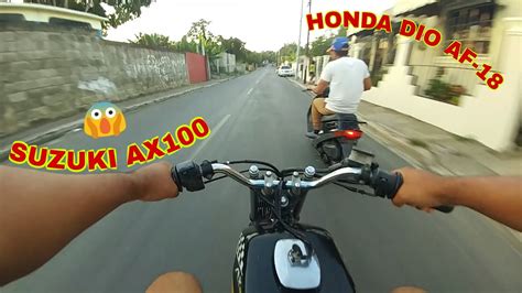 Suzuki Ax100 Honda Dió Af 18 Vueltica Por La Calles De Rd😱anderson