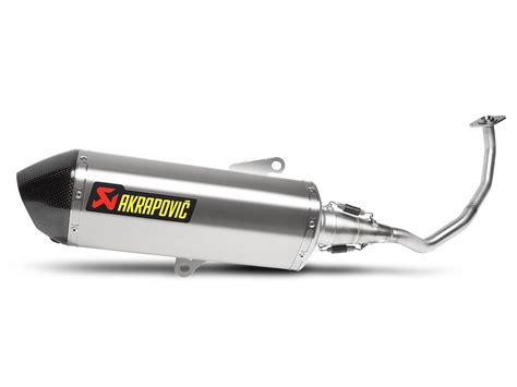 S H125R3 HRSS SCARICO COMPLETO RACING AKRAPOVIC INOX HONDA FORZA 125