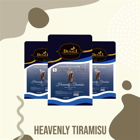 Jual Denali Powder Tiramisu Heavenly Flavour Gr Bubuk Minuman