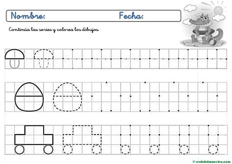 Fichas De Grafomotricidad Para Imprimir 4 Y 5 Años