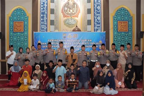 Tingkatkan Kualitas Iman Dan Taqwa Polres Lamongan Gelar Nuzulul Qur