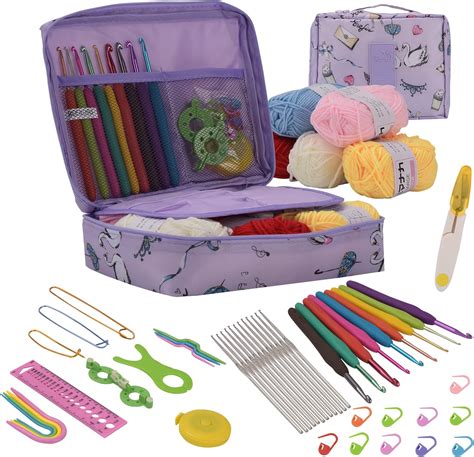 Goomp Crochet Hooks Set 59Pcs Crochet Kits For Beginners Adults