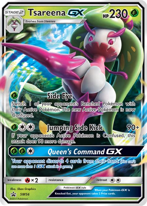 Tsareena Gx Sm56248 Uit Sun And Moon Van Sm Black Star Promos