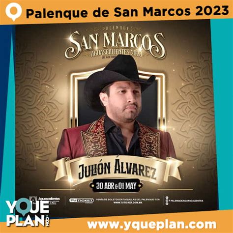 Precio Boletos Juli N Lvarez En Palenque De San Marc