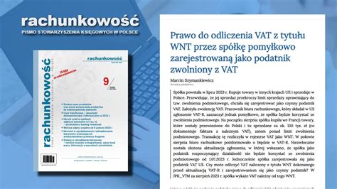 Prawo do odliczenia VAT z tytułu WNT przez spółkę pomyłkowo