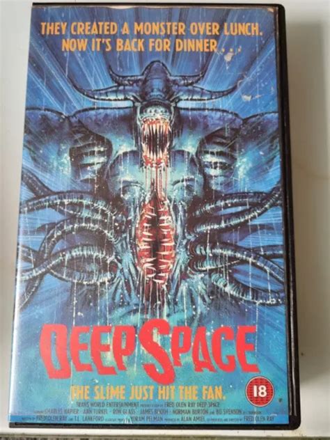 RARE DEEP SPACE Ex Rental Vhs Horror Good Condition Big Box 5 99