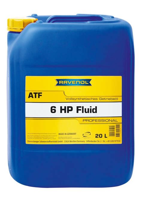 Převodový olej RAVENOL ATF 6 HP Fluid 20L Dufy cz