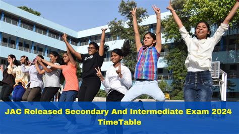 Jac Issued Secondary And Intermediate Exam Timetable Exam To