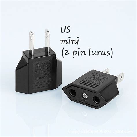 Jual Konverter Au Aus Nz Us To Universal Plug Eu Uk Converter Over