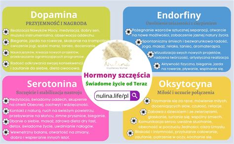 Hormony szczęścia Dopamina Serotonina Endorfiny Oksytocyna