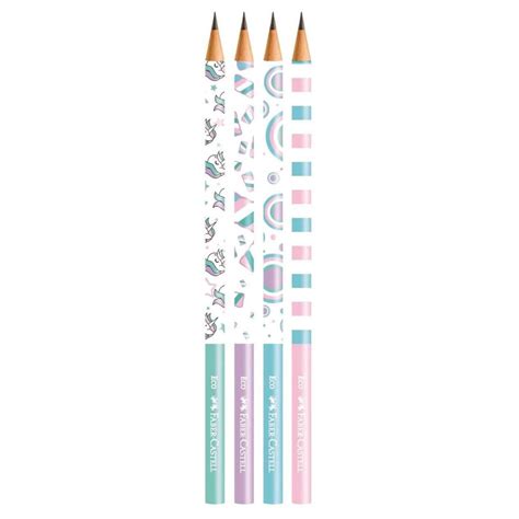 L Pis De Escrever Faber Castell Ecol Pis Marshmallow No Shoptime