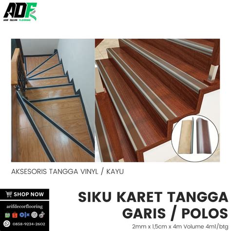 Jual Step Nosing Karet Tangga Termurah List Siku Karet Tangga Anti