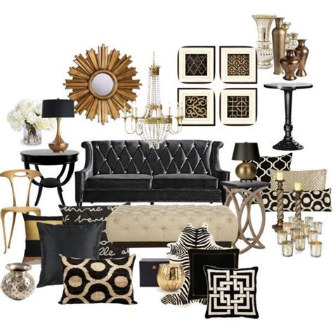 Black And Gold Home Decor Luxury 22 Modern Living Room Design Ideas