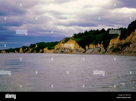 chalkstone cliff, chalkstone cliffs, Missouri River, Nebraska side ...