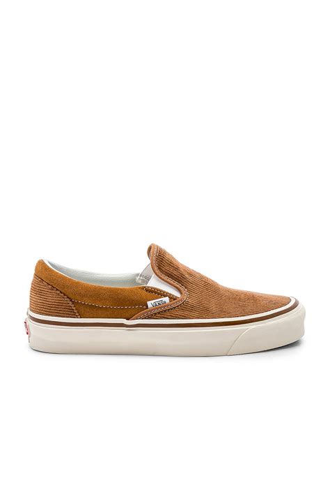 Buy Brown Slip On Vans In Stock