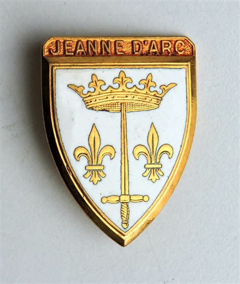 Insigne Croiseur Jeanne D Arc Courtois