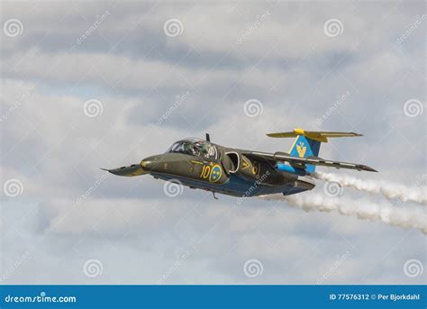 SAAB 105 Jet Trainer Aircraft Editorial Photography - Image of force ...