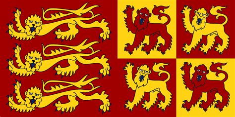 Royal Standard Of The Kingdom Of England And Wales R Vexillology