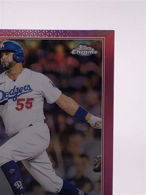 Topps Chrome Pink Refractor Albert Pujols Los Angeles