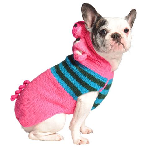 Pink Piggy Hoodie Dog Sweater — Chilly Dog