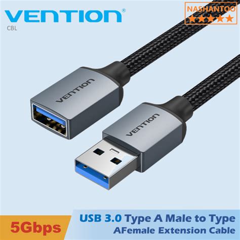 Vention Cotton Braided USB 3 0 Type A Male To Female Extension Cable