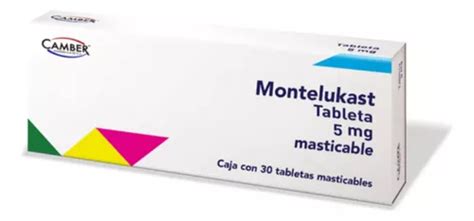 Montelukast 5 Mg Tabletas Masticables Caja Con 30 Tabletas En Venta En