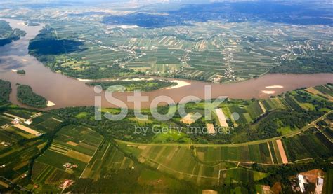 Vistula River In Poland From The Air. Stock Photo | Royalty-Free | FreeImages