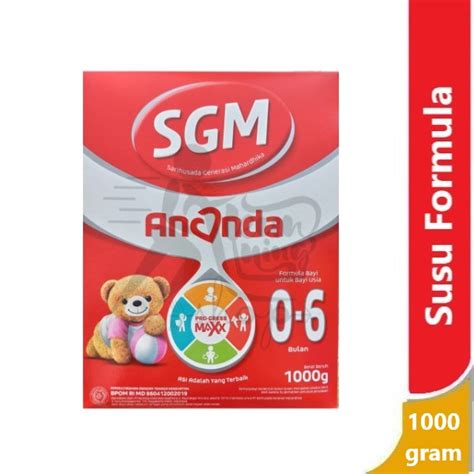 Jual Sgm Ananda Pro Gress Maxx Bulan Gram Susu Formula Bayi