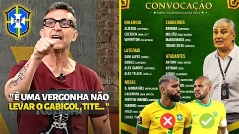 Neto Se Revolta Gabigol Fora E Convoca O Do Dani Alves Pra Copa Do