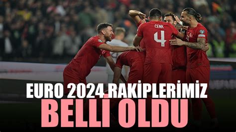 Milli Takımın Euro 2024 Rakipleri Belli Oldu