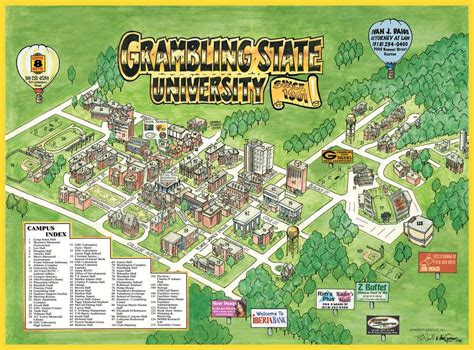 Grambling State University Campus Map - Map