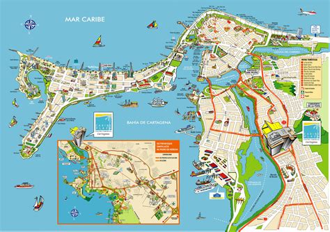 Large Cartagena Maps For Free Download And Print High Resolution And