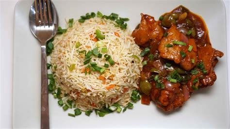 Chicken Manchurian Fried Rice Restaurant Style Easy 9 Min Recipe By