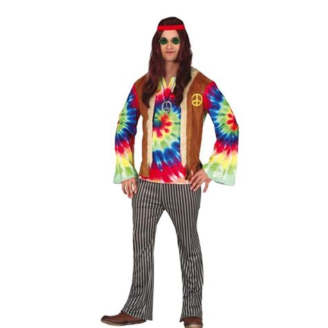 Tie Dye Hippie Men S Costume