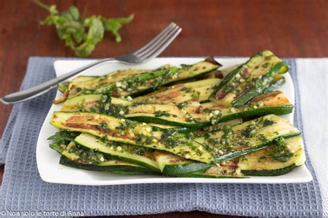 Zucchine Grigliate Alla Menta