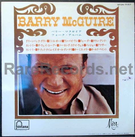 Barry McGuire – The Barry McGuire Album 1964 Japan LP with obi and ...