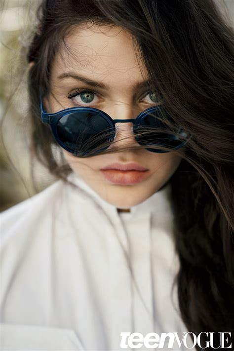 HD Wallpaper Women Model Brunette Long Hair Odeya Rush Blue Eyes