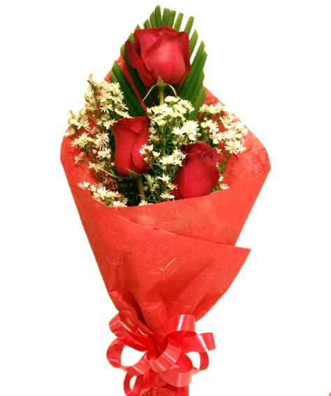 3 Holland roses bouquet | flowersdeliverymanila.com